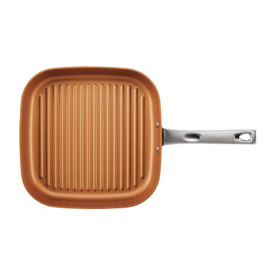 Ayesha Curry™ Home Collection 11.25" Deep Square Grill Pan