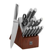 Henckles Definition 7 Pc Self Sharpening Knife Block Set, Fine Edge 