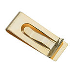 Personalized Gold-Plated Engraved Lines Money Clip