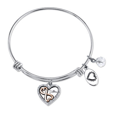 Footnotes Sisters Stainless Steel Bangle Bracelet - JCPenney