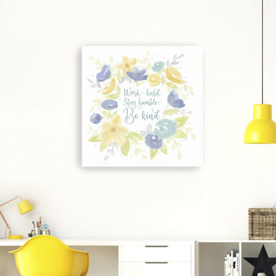 Lumaprints Kellys Garden Ii-Be Humble Giclee Canvas Art