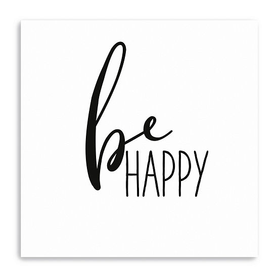 Be Happy Giclee Canvas Art