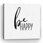 Be Happy Giclee Canvas Art