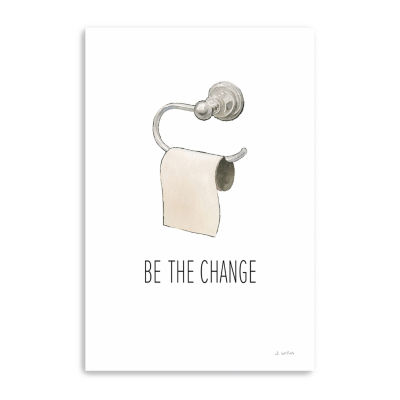 Lumaprints Be The Change Giclee Canvas Art