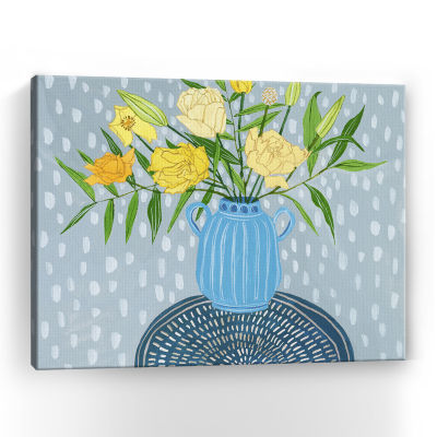 Lumaprints Flowers In Vase I Giclee Canvas Art