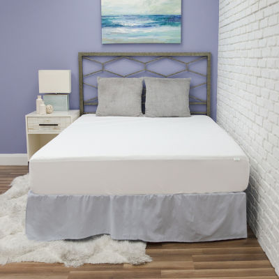 Linenspa Premium Smooth Mattress Protector-JCPenney, Color: White