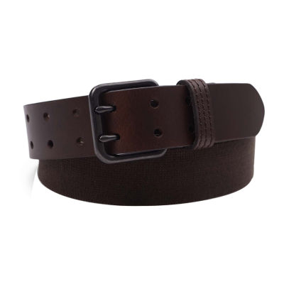 Columbia Web Mens Double Prong Stretch Fabric Belt, Color: Tan Olive ...
