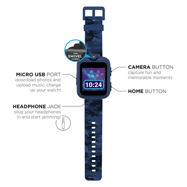 Itouch Playzoom 2 Boys Blue Smart Watch 03650-2-42-1-Bpt