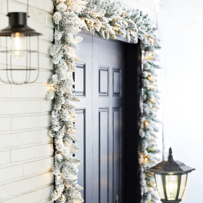 Glitzhome 2pk Pre-Lit Indoor Christmas Garland