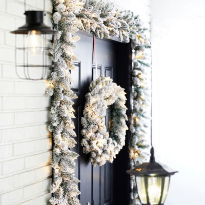 Glitzhome 2pk Pre-Lit Christmas Indoor Garland
