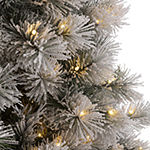 Glitzhome 9 Foot Pine Pre-Lit Christmas Tree