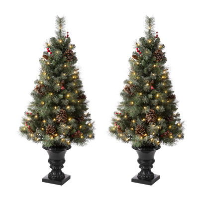 Glitzhome 4 Foot Pine Christmas Tree