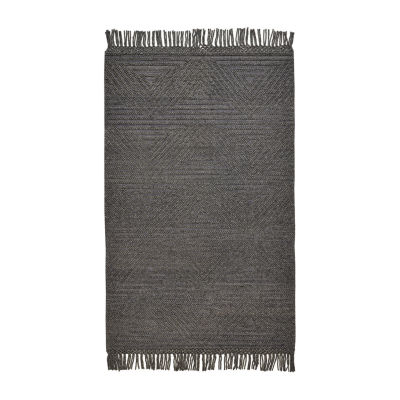 Weave And Wander Lavinda Geometric Flatweave Indoor Rectangle Area Rugs