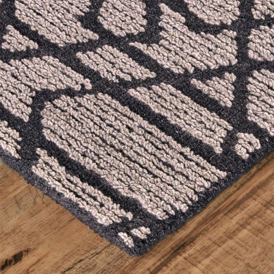 Weave And Wander Palatez Geometric Hand Tufted Indoor Rectangle Area Rugs