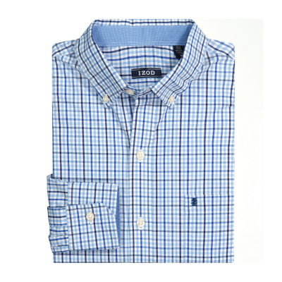 IZOD Performance Comfort Mens Classic Fit Long Sleeve Plaid Button-Down  Shirt - JCPenney