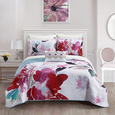 Chic Home Henrietta Reversible Quilt Set