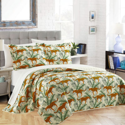 Chic Home Wilderness -pc. Reversible Quilt Set