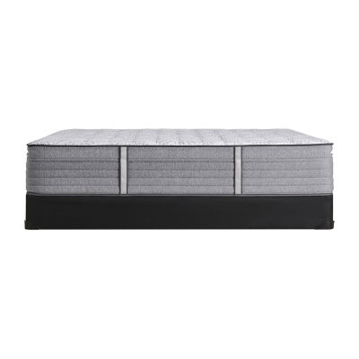 Sealy® Retford Firm Euro Top Mattress + Box Spring, Color Gray