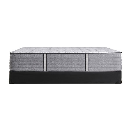 Sealy Retford Firm Euro Top - Mattress + Box Spring, Twin, Gray