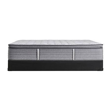 Sealy Retford Medium Pillow Top - Mattress + Box Spring, King, Gray