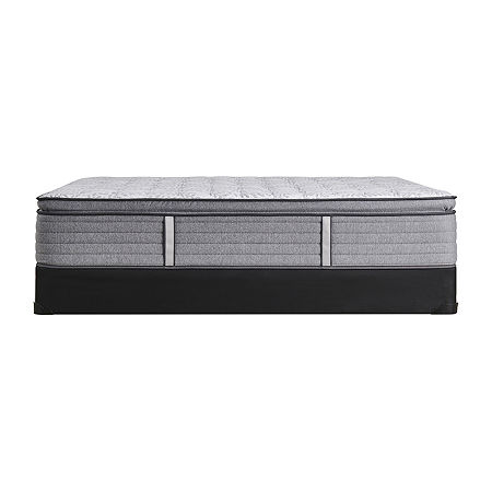 Sealy Retford Soft Pillow Top - Mattress + Box Spring, King, Gray