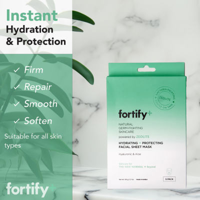 Fortify+ Hydrating + Protecting Facial Sheet Masks