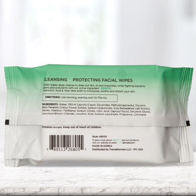 Fortify+ Cleansing + Protecting Facial Wipes