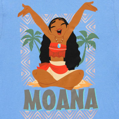 Juniors Moana Oversized Tee Womens Crew Neck Short Sleeve Graphic T-Shirt