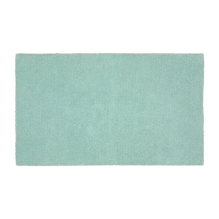 Garland Rug Queen Cotton Bath Rug In Blue