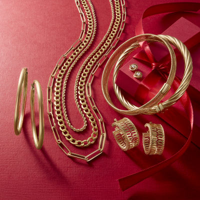 Gold Addiction Womens 14K Gold 18 Inch Paperclip Chain Necklace