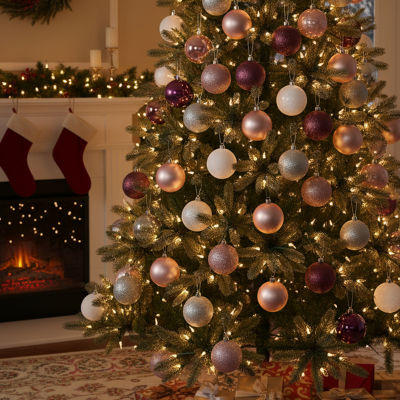 Northlight 3-Finish Ball 32-pc. Christmas Ornament