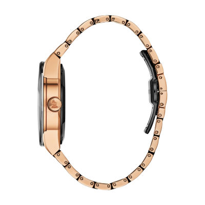 Bulova Latin Grammy Mens Two Tone Stainless Steel Bracelet Watch 98a236