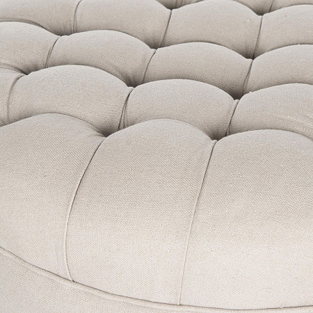 Safavieh Clara Ottoman, One Size, Beige