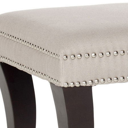 Safavieh Diva Ottoman, One Size, Beige