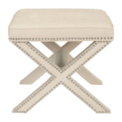 Palmer Nailhead Trim  Footstool