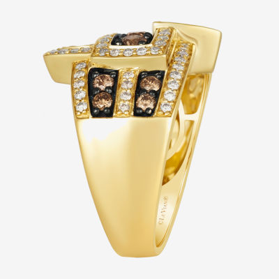 Le Vian® Ring featuring 3/4 CT. Chocolate Diamonds® 1/2 Nude Diamonds™ set 14K Honey Gold™