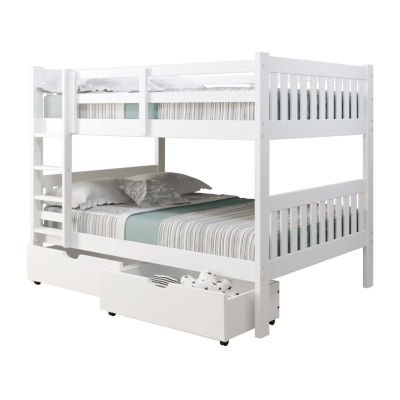 Austin Mission Full over Full Bunk Bed with Dual Underbed Drawers
