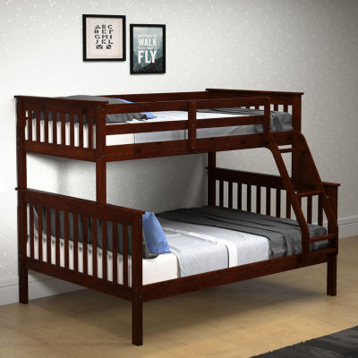 Alton Mission Bunk Bed with 42" Ladder - Twin over Full
