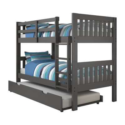 Austin Mission Twin over Twin Bunk Bed with Twin Trundle