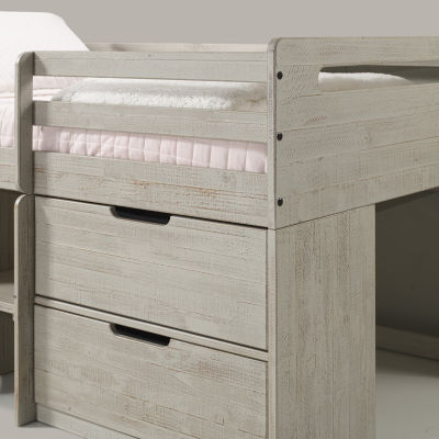 Twin Low Loft Bed With Storage