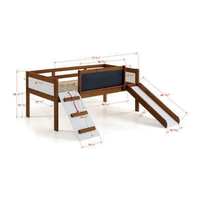 Art & Play Twin Junior Low Loft Bed