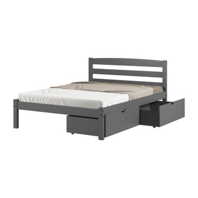 Econo Modern Full Bed with Dual Underbed Drawers