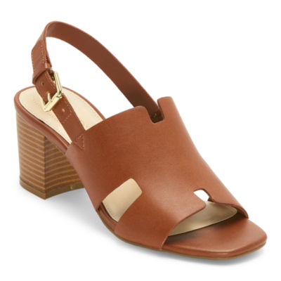 Liz Claiborne Womens Broad Heeled Sandals - JCPenney