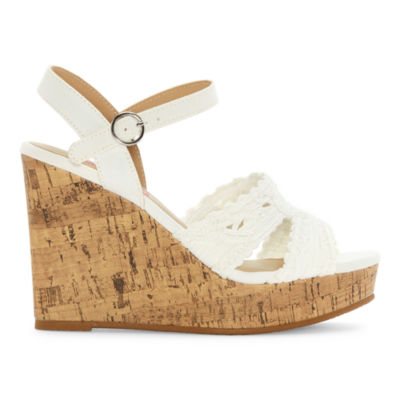 Pop Womens Fancee Wedge Sandals