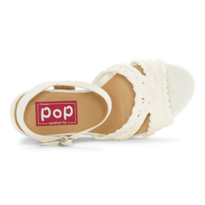 Pop Womens Fancee Wedge Sandals