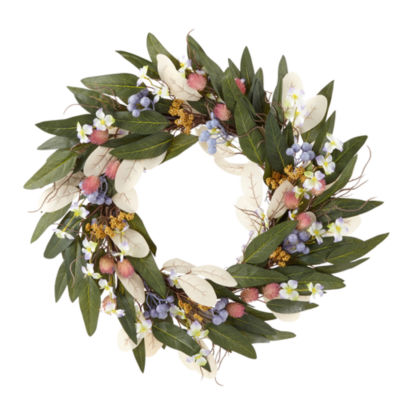 Linden Street Floral & Berry Wreath