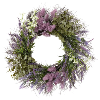 Linden Street Cherry Blossom Wreath, Color: Pink - JCPenney