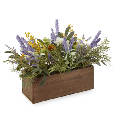 Linden Street Boxed Lavender Floral Arrangement