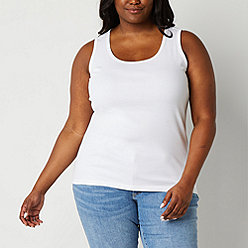 Sleeveless White Tops for Women - JCPenney Sleeveless White Tops for Women - JCPenney