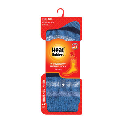 Heat Holders  Original Rosebud 1 Pair Crew Socks Womens